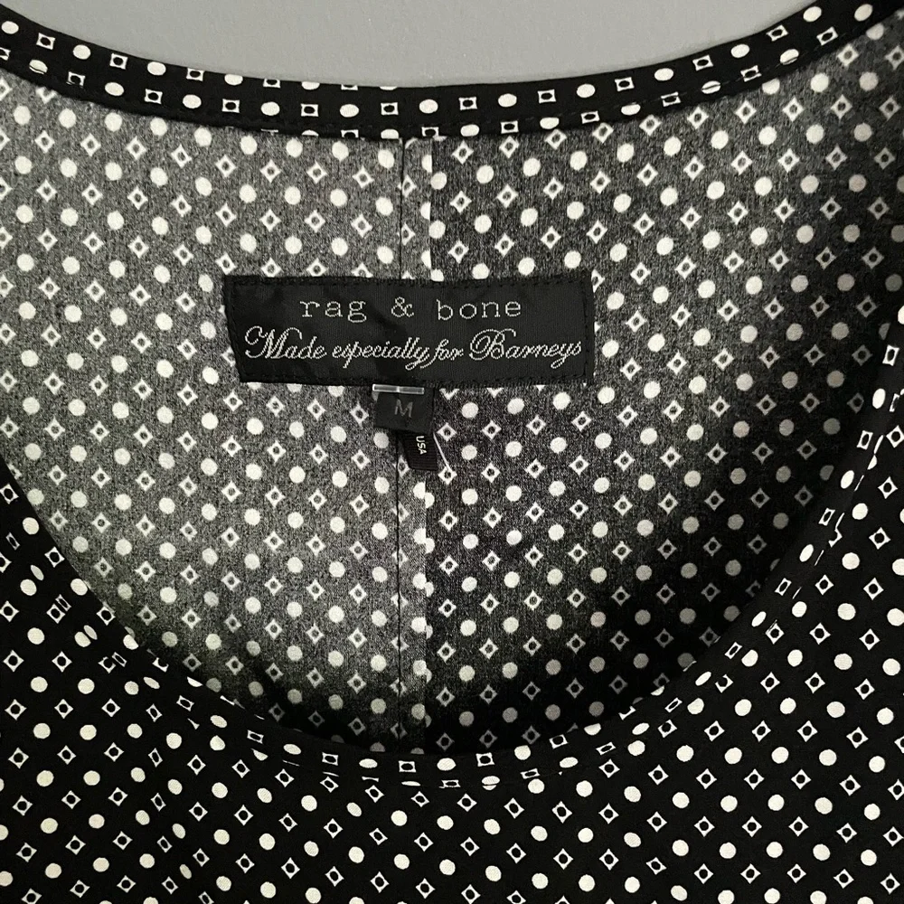Rag & Bone Silk Blouse Size Medium - Picture 3 of 4